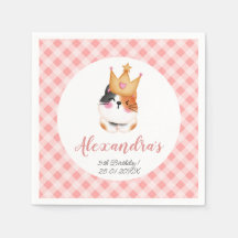 キッテンニャーピンククラウンガールキティキャット誕生日