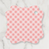 キッテンニャーピンククラウンガールキティキャット誕生日 フェイバータグ (裏面)