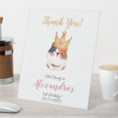 キッテンニャーピンククラウンガールキティキャット誕生日 台座サイン (インサイチュ)