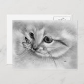 キッテンバタフライハガキ ポストカード (正面/裏面)