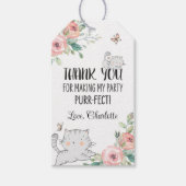 キッテンバースデーパーティーメッセージカードプロジェクトメッセージカード ギフトタグ (正面)