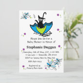 キッテンベビーシャワー招待状 招待状 (スタンド正面)