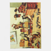 キッテン教室カオスルイスウェインティータオル キッチンタオル (縦)