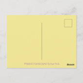 キッテン&イースターバスケットかわいい猫の休日はがき ポストカード (裏面)