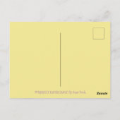 キッテン&イースターバスケットかわいい猫の休日はがき ポストカード (裏面)