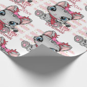 キッテン、マイ初めてのクリスマス包装紙 ラッピングペーパー (角)