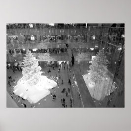 キッテ建物のクリスマス ポスター