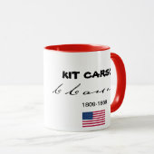 キットのカーソンのアメリカの探検家のコーヒー・マグ マグカップ (正面右)