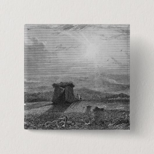 キットの折畳み式ベッドの家 缶バッジ (正面)