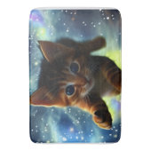 キットイン飛んでいる宇宙 バスマット (正面縦)