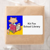 キットキツネライブラリのブックラベル ラベル (インサイチュ)