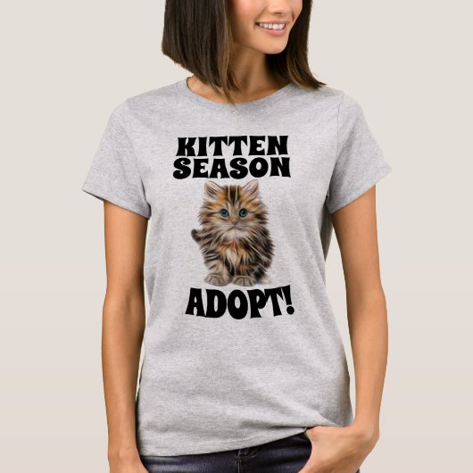 キットシーズン採用!猫Tシャツ Tシャツ (正面)