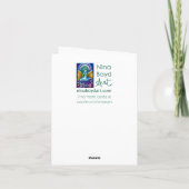 キットフォックスグリーティングカード カード (裏面)