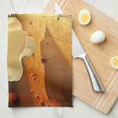 キットンおもしろいフレンド不気味デザイン キッチンタオル (四つ折り)