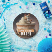 キットンお誕生日ケーキ- ペーパープレート (パーティー)