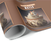 キットンお誕生日ケーキ- ラッピングペーパー (ロールコーナー)