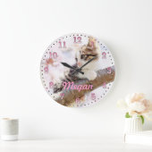 キットンのパーソナル化可能な装飾壁時計 ラージ壁時計 (ホーム)