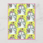 キットンの憧れのタレント・バレンタインのチョコレート シーズンポストカード (正面)