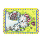 キットンの憧れのタレント・バレンタインのチョコレート マグネット (横)