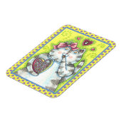 キットンの憧れのタレント・バレンタインのチョコレート マグネット (左側)