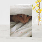 キットンはよく知っているカードを持つ カード (黄色い花)