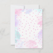 キットンパーティーレッズポーティキティキャット誕生日 招待状 (裏面)