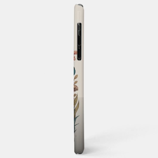 キットンマッシュルームキャットワイルドフラワーコテージコアカスタム Case-Mate iPhoneケース (裏面/左)