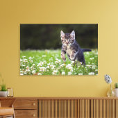 キットンランニングズスルークローバー キャンバスプリント (インサイチュ (リビング))