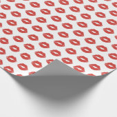 キットンレッドリップギフトラップ ラッピングペーパー (角)