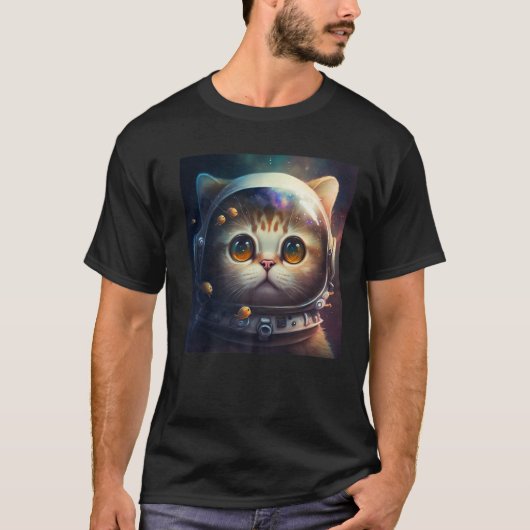 キットン宇宙服の宇宙飛行士 Tシャツ (正面)