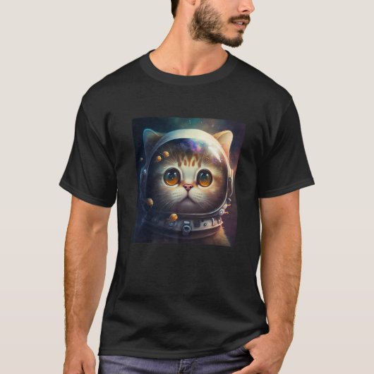 キットン宇宙服の宇宙飛行士 Tシャツ (正面)