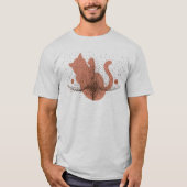 キットン形タンラインティー |肌のトーン(濃) Tシャツ (正面)