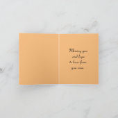 キットン登山カーテングリーティングカード カード (内部)