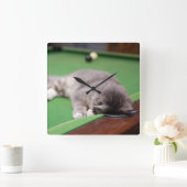 キットン遊ズプール スクエア壁時計 (ホーム)