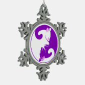 キットン陰陽プーターオーナメント スノーフレークピューターオーナメント (左)