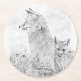 キット付きVixen ラウンドペーパーコースター