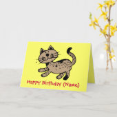 キットKat カード (黄色い花)