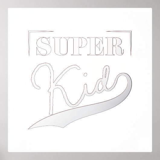 キッドすごい 箔ポスター (正面)