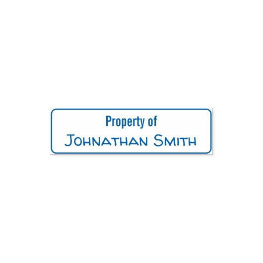 キッドの名前のプロパティ文字テンプレート セルフインキングスタンプ (デザイン)