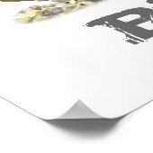 キッドの建築カスタムトラック – イエローディガー ポスター (角)