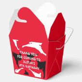 キッドの武術アーツ空手の誕生日パーティーのお願いボックス フェイバーボックス (オープン)