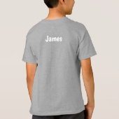 キッドの5誕生日今日は5だ!かわいい牛 Tシャツ (裏面)