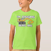 キッドの9誕生日9歳で掘ってる Tシャツ (正面)