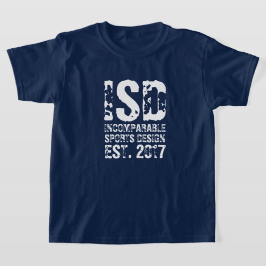 キッドのISD Est。2017 Tシャツ (レイダウン)