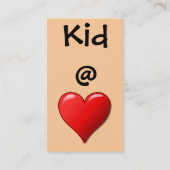 キッドアットハート名刺 名刺 (裏面)