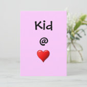 キッドアットハート招待状 招待状 (スタンド正面)