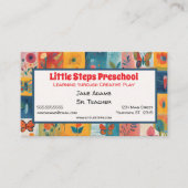 キッドアートプリスクール保育園アート先生 名刺 (正面)