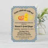 キッドオクトーバーフェストパーティの招待状withプレッツェル 招待状 (スタンド正面)