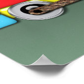 キッドカラフルズ機関車&カボース ポスター (角)