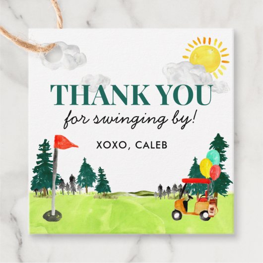 キッドゴルフプロ誕生日 フェイバータグ (正面)